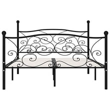 SKM Giroletto con Doghe Nero in Metallo 120x200 cm (19.4kg)