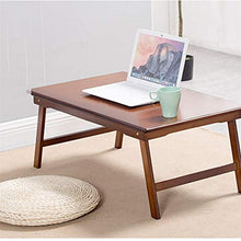 RKRLJX Computer Tavolino Regolabile Scrivania Multifunzione Pieghevole per Laptop, scrivania Portatile, Utilizzabile per Balcone, Divano, Letto, Quattro Misure, bambù (Size : 70x40x30cm)