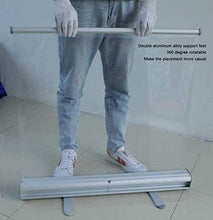 Topniu. (Utilizzando nel business) Roll Up Banner 120x200cm Startning Sneeze Guardia da pavimento | Rullo trasparente Pull Up Banner Pop-up PVC Schermo divisorio in PVC trasparente, schermo protettivo