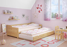 Erst-Holz Letto-Divano Letto 90x200 in Pino con cassettone Letto e doghe rigide 60.34-09