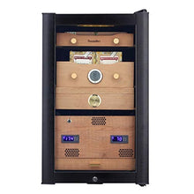 Cigar Cabinet Costante di Temperatura E umidità Sigaro Gabinetto delle Famiglie Cigar Gabinetto Cigar Box Small Mini Cigar Cabinet 82L Cigar Cabinet (Color : Black, Size : 45 * 45 * 74cm)