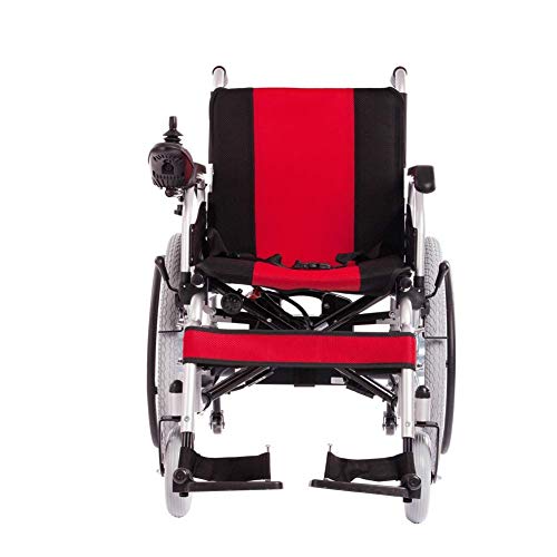 Accessori per la casa Anziani Disabili Sedia a rotelle elettrica Pieghevole Anziani leggeri Disabili Sedia a rotelle portatile Scooter per auto Il telaio in acciaio al carbonio può durare per circa