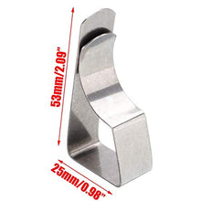 HCYY Clip per tovaglia 8 Pezzi Clip per Supporto per tovaglia Clip per tovaglia in Acciaio Inossidabile Clip per tovaglia da Picnic per Feste Supporto per Morsetto Strumenti