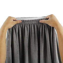 JTWEB Copridivano Elasticizzato in Velluto 1/2/ 3 Posti,Fodera per Divano Antiscivolo per Animali Domestici di Protezione per Mobili Elastici (Grigio, 2 posti)