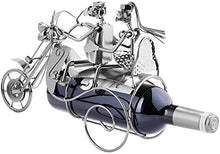 BRUBAKER Portabottiglie da vino regalo - coppia in motocicletta