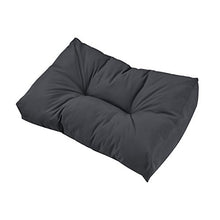 [en.casa] Cuscini per Paletta Euro-sofá tavolozze - Set di 3 - Cuscino Seduta + Cuscino Schienale [Grigio Scuro] Divano Paletta Euro-sofá in/Outdoor