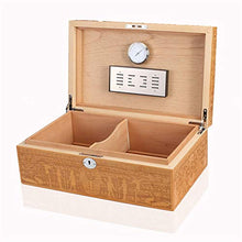 Caishuirong Cigar Box di stoccaggio Intagliato Spagna fragrante Legno di qualita Insieme di Fumo Legno di Cedro Collection Grade Mano Cigar Box Perfetto da Usare in Ufficio e Camera da Letto
