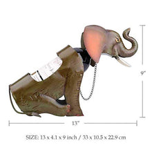 LHQ-HQ Decorazioni Arte Artigianato Elephant Vino Bottiglia di Vino della casa cremagliera del Vino del Metallo di visualizzazione del Desktop cremagliera