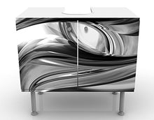 Mobile per lavabo design Illusionary II 60x55x35cm, basso, Larghezza: 60cm, regolabile, mobiletto da lavandino, lavandino, mobiletto da lavabo, lavabo, mobiletto, bagno, bagnetto, mobile da bagno