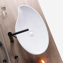 Yxx max -Lavabo Moderna Gloss White controsoffitto del dispersore del Bacino di Arte Ceramica Bacino for Guardaroba da Bagno (Senza Rubinetto) -66x39.5x13cm Lavandino del lavabo