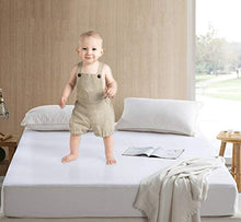 Coprimaterasso Impermeabile 60 x 120 cm Proteggi Materasso Impermeabile Traspirante, Anallergico, Antibatterico Singolo Letto Sanitario Copri Materassi con Trattamento