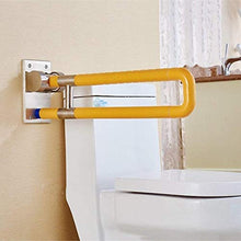 Maniglioni da Bagno Bagno corrimano/Installazione a Parete Diritta portasciugamani/Doccia di Sicurezza Supporto Traccia/Antiscivolo Pieghevole bracciolo Accessori da Bagno