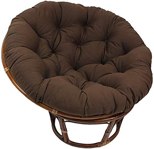 Yxxc Addensare Rotondo Papasan Sedia Cuscino Altalena Sedia Mat Cuscino per Sedia A Dondolo Pad Appeso Amaca, Nido D'uovo Sedia Cuscino C Diametro110cm