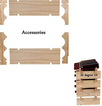 Classico Multistrato naturale Pine Free Standing vino del supporto rack con bagagli il basamento dell'organizzatore controsoffitto impilabile Wine Rack Bottle Holder modulare Casalinghi Decorazione fo