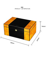 Cigar Humidor casa Legno di Cedro Piano Finitura lucida Cigar Box W/chiave igrometro Humidor umidificatore Box