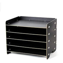 Schedario Classificatore Verticale Cartella del Desktop, Portariviste in Legno Scaffale per Cancelleria A più Piani, Forniture per Ufficio O Articoli per La Casa (Size : #13)