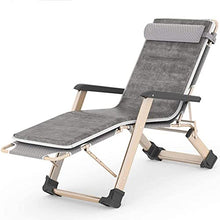 Patio Lounge Chair Chise Bed Regolabile reclinabile Oxford Panno Pieghevole Pieghevole Lettino da Campeggio con Cuscino Rimovibile per la Spiaggia della Piscina