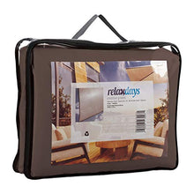 Relaxdays, Marrone Tenda a Vela Rettangolare, Idrorepellente, Anti UV, Corde di Supporto, Terrazza, Giardino, LxP: 4x6 m, 4 x 6 m
