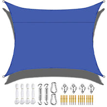 Ombreggiante Rettangolo,Tenda A Vela Parasole - Protezione Solare E Impermeabile Traspirante Blocco UV Tende Da Esterno A Vela Per Esterno Patio Giardino Prato Pergola Decking,2 * 5m