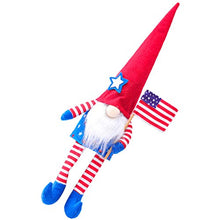 Amosfun Patriottica GNOME Copertura della Bottiglia di Vino Bottiglia di Vino Tomte Svedese Toppers Independence Day Decorazione della Tavola Luglio 4Th Favore di Partito Rosso