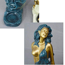 aipipl Decorazione Domestica Retro Statua Astratta Dea Cremagliera del Vino Artigianato Decorazione Decorazioni per Ufficio Ornamenti per Esposizione Regali di Nozze inaugurazione della casa, Blu