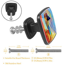 Animale uccello anatra 4 PCS Pomelli per Porta, Pomolo per Mobile, Pomelli per Mobili con Viti, Maniglia per Armadietto, Pomelli per Porta, Pomelli per Cassetti per Porta, Armadio, Cassetto e Credenza