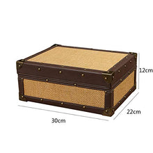 Humidor per Sigari Scatola per Sigari Antica A Quattro Zone A Due Strati Scatola per Sigari da 50 Pezzi Materiale in Legno di Cedro in Stile Antico Design Cavo con Umidificatore Termometro