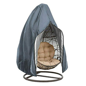 UNKB 210D Tessuto Oxford Copertura per Sedia da Appendere Impermeabile Copertura della Sedia Dondolo con Cerniera 190x115 CM /230 * 200CMgery-190x115 CM