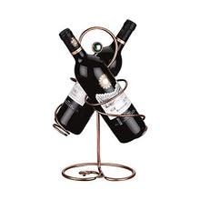 LDM Ornamenti per la casa dell'armadietto del Vino del Soggiorno dello scaffale del Vino dell'Acciaio Inossidabile, 35 * 23 * 15 cm