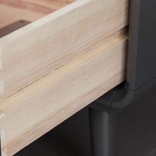 YGB Comodino Comodino in Legno Comodino con cassetti per Soggiorno Camera da Letto Comodino Vintage Shabby Comodino Comodino