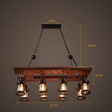 N/Z Home Equipment Style Bar Cafe Lantern 8 Living Room Bedroom Dining Island E27 / E26 Solid Wood Boat Restaurant Wooden Easy to Tall