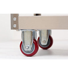 YIN YIN Carrello per Ripiani Carrello in Acciaio Inox - Car Repair Mobile Shelf Tool Shelf Repair Tool Parts Carrello 3 Strati Multi-Funzione fatturato Carrello a rulli