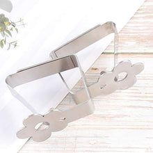 DOITOOL 4Pcs in Acciaio Inox Tovaglia Clip di Stile del Fiore del Pannello Esterno Tavolo Regolabile Morsetti Tavolo della Copertura del Panno Morsetti Supporto per La Casa di Nozze