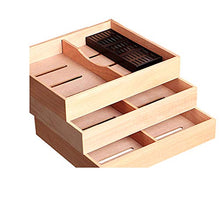 Zhongwei - scatola di sigari Armadietto per sigari - sigaro umidificatore di legno di sigaro scatola di sigari di legno di cedro umidificante armadietto idratante sigaro scatola di sigari di grande ca