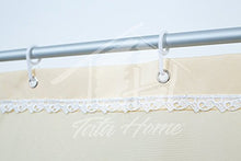 Tenda da Sole da Esterno per Balcone in Tessuto Resistente Misura cm 140x300 in 100% Poliestere con Anelli Dis. 5 Beige