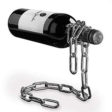 L'originale Chained Bottle Holder - Portabottiglia di Vino a catena magica sospesa - Portabottiglie wine chain Idea regalo Design Arredo