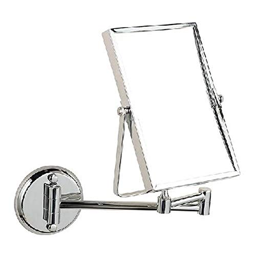 MMWYC Specchio for Trucco a Parete bifacciale Girevole Specchio for Trucco a Specchio Push-Pull e Specchio for Appendere Grande Specchio Pieghevole Specchio for Il Trucco del Bagno