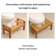 Squatty Potty - Sgabello per WC in legno squatty Potty, per una postura sana sul WC, contro emorroidi e intasamento, altezza regolabile 18-24 cm