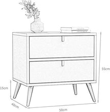 File cabinets Comodino tavolino Comodino for Camera da Letto Comodino con Maniglia cassetti e Anteriore Aperto Shelf Governo di immagazzinaggio Cassetti (Color : White)