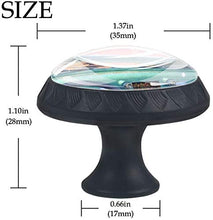 Faro di Cape Hatteras Pomelli per Porta Set di 4 Pomelli per Mobili Manopole per Cassetti Cucina Armadio Vetro