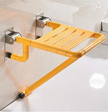 Accessori da bagno - Sedie pieghevoli a parete in acciaio inox da bagno pieghevole a muro Mounted Rafforzare cambiare le scarpe di feci for anziani pieghevole accessibile Bathing Sgabello - Load-b
