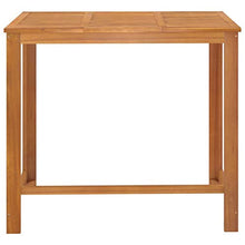 Tidyard 3/5/7 pz Set da Bar Cucina Classico in Legno Massello di Acacia,Set Tavolo e Sedie da Bar Legno,Set Tavolo e Sedie da Cucina Legno,Set Tavolo Rettangoalre e 2 Sedie con Schiena da Bar Legno