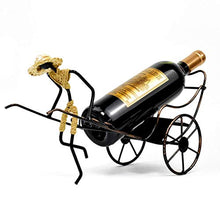 Y DWAYNE Scaffale per Vino Perfetto per Bar, Cantina, Cantina, Cantina, Armadio, ECC, Portabottiglie Non trattato, Bronzo, 38x13,5x20 cm