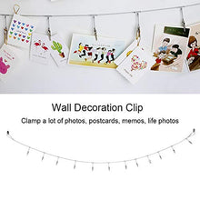 HelloCreate, clip per foto da appendere alla parete, decorazione per memorandum cartolina