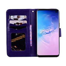 Saceebe Compatibile con Huawei Honor 8 Custodia pelle Cover a libro Portafoglio Flip Case [Custodia in pelle goffrata Love con cordino] Farfalla diamante 360 Grado Anteriore e posteriore Cover,viola