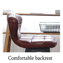 Robusto Bar Stool Bar Stool Moda Creativa Bar Chair Casa Schienale Alto Seggiovia Bar Stool Rotante ad Alta Sgabello Sgabello Colazione Ristorante Ascensore Sgabello Durevole (Color : D)
