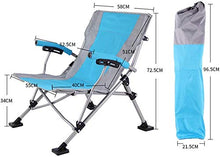 YYhkeby Sedia da conferenza Pieghevole Sedia a Campeggio Pieghevole Portatile Zero Gravity Lounge Sedie P Fotografie per Patio, Piscina, Giardino, Pesca, Campo (Sedia) Jialele