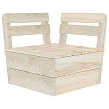 Tidyard Divano da Giardino 2 Posti su Pallet Legno Abete Impregnato,Set Divano da Giardino,per Giardini, Soggiorno,Balconi e Terrazzi