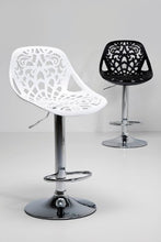 Kare Seggiola da Bar con Schienale Ornato, Multicolore, 85 x 44.5 x 50 cm