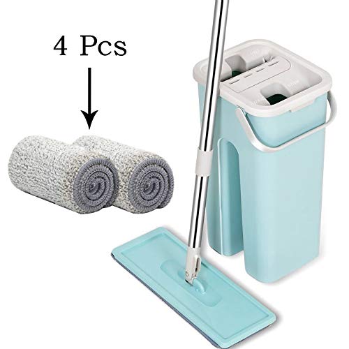 SSAYY Spray Mop Mop Automatico Spremuto A Casa Pulizia A 180 Gradi Magica Evitare di Lavare A Mano Set di Mocio in Panno per La Pulizia della Fibra Ultrafine